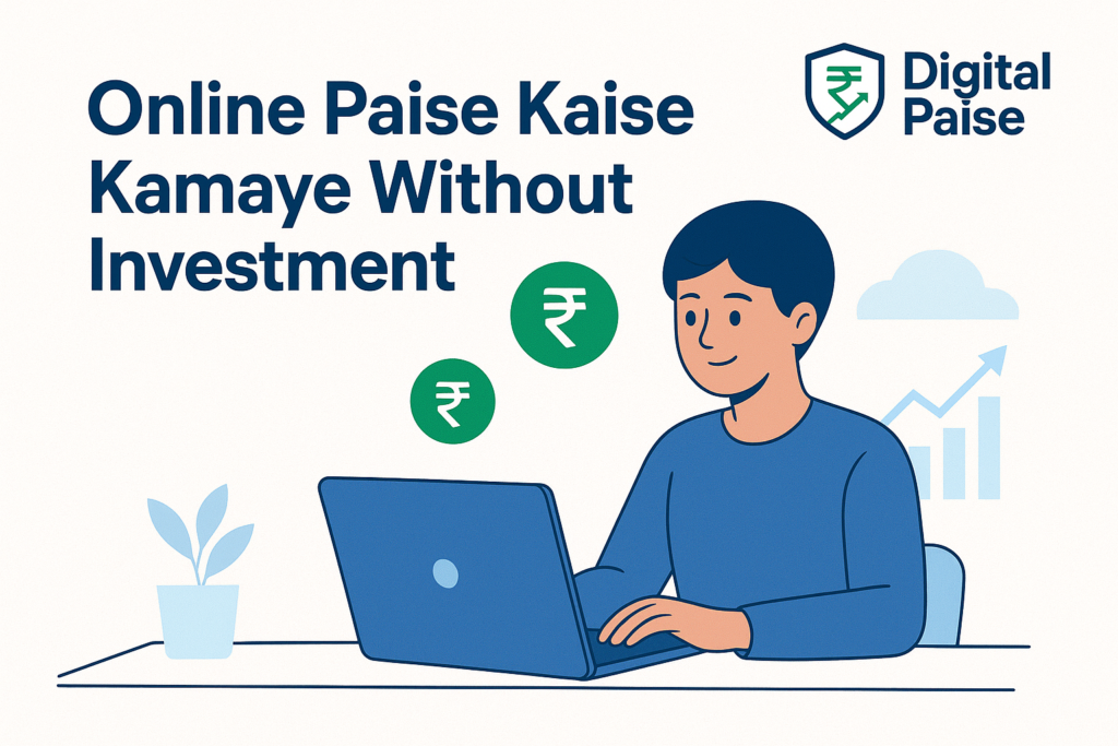 Online Paise Kaise Kamaye Without Investment blog post